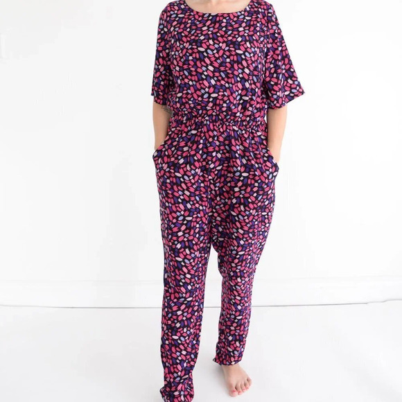 Capsule Pink  & Purple Romper - Picture 1 of 15